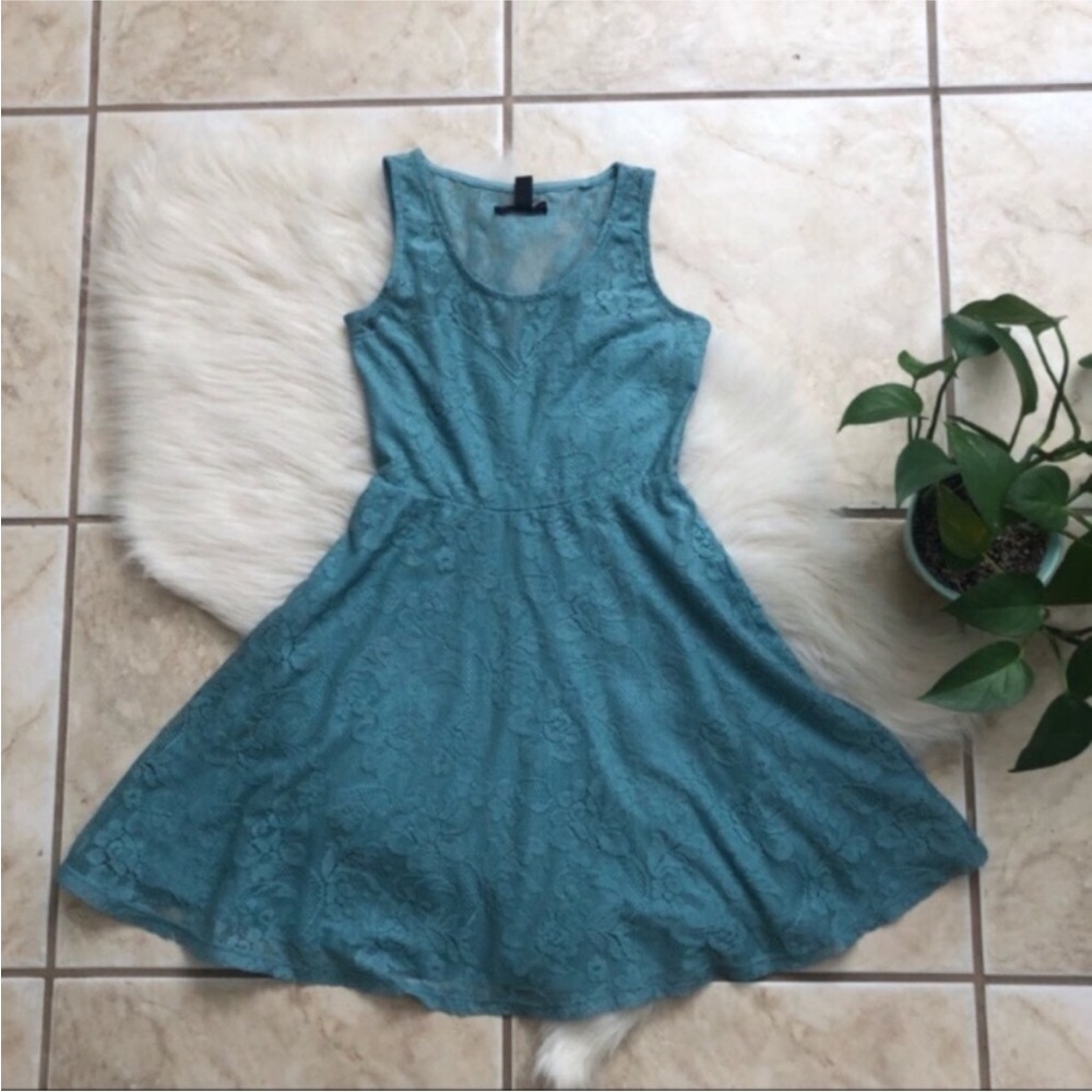 Material Girl Lace Skater Minidress